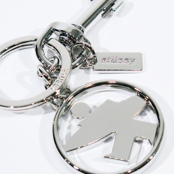 STUSSY ステューシー SURFMAN KEYCHAIN サーフマン キーチェーン 
