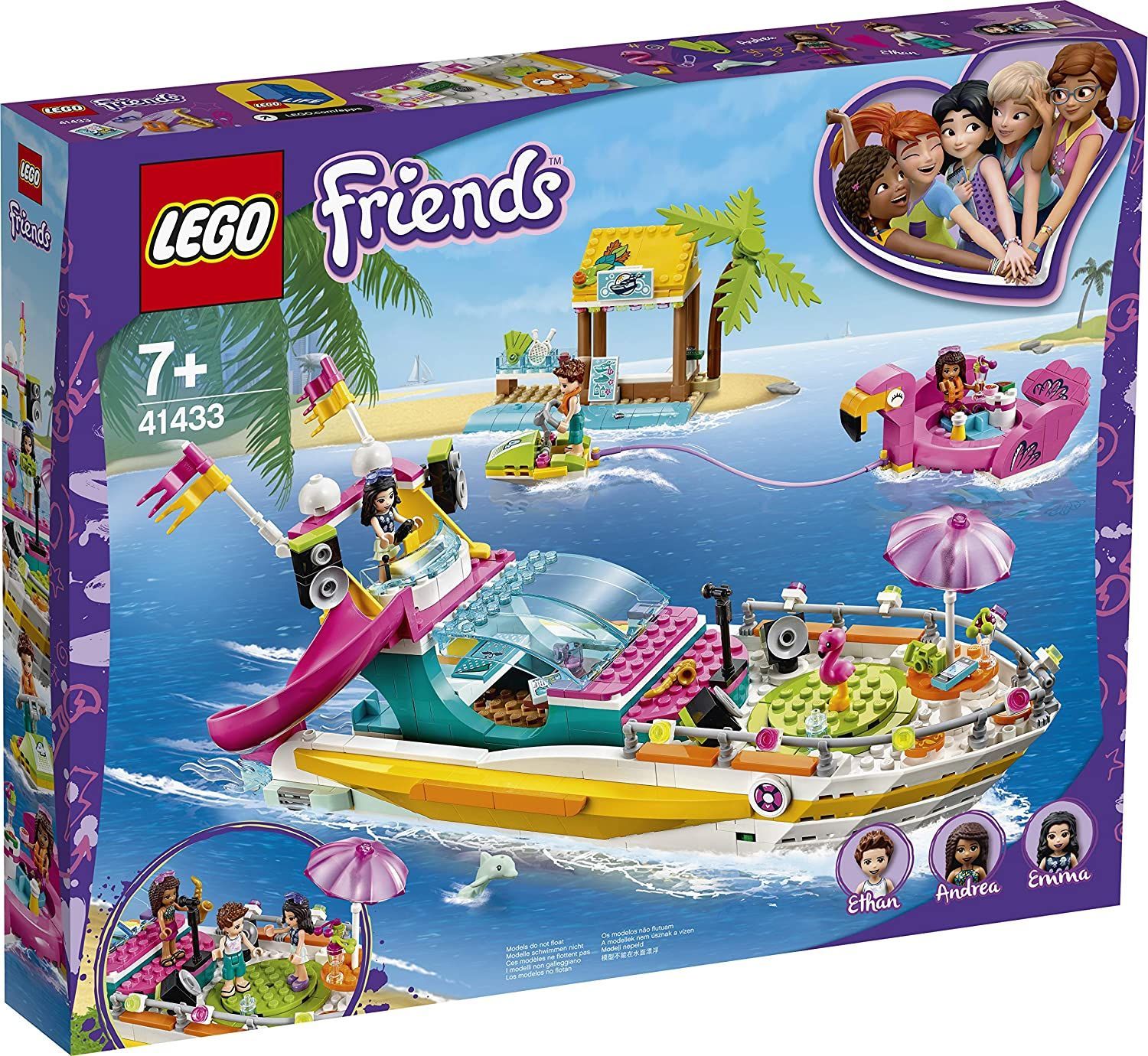 LEGO フレンズ　フレンズのパーティーボート　41433