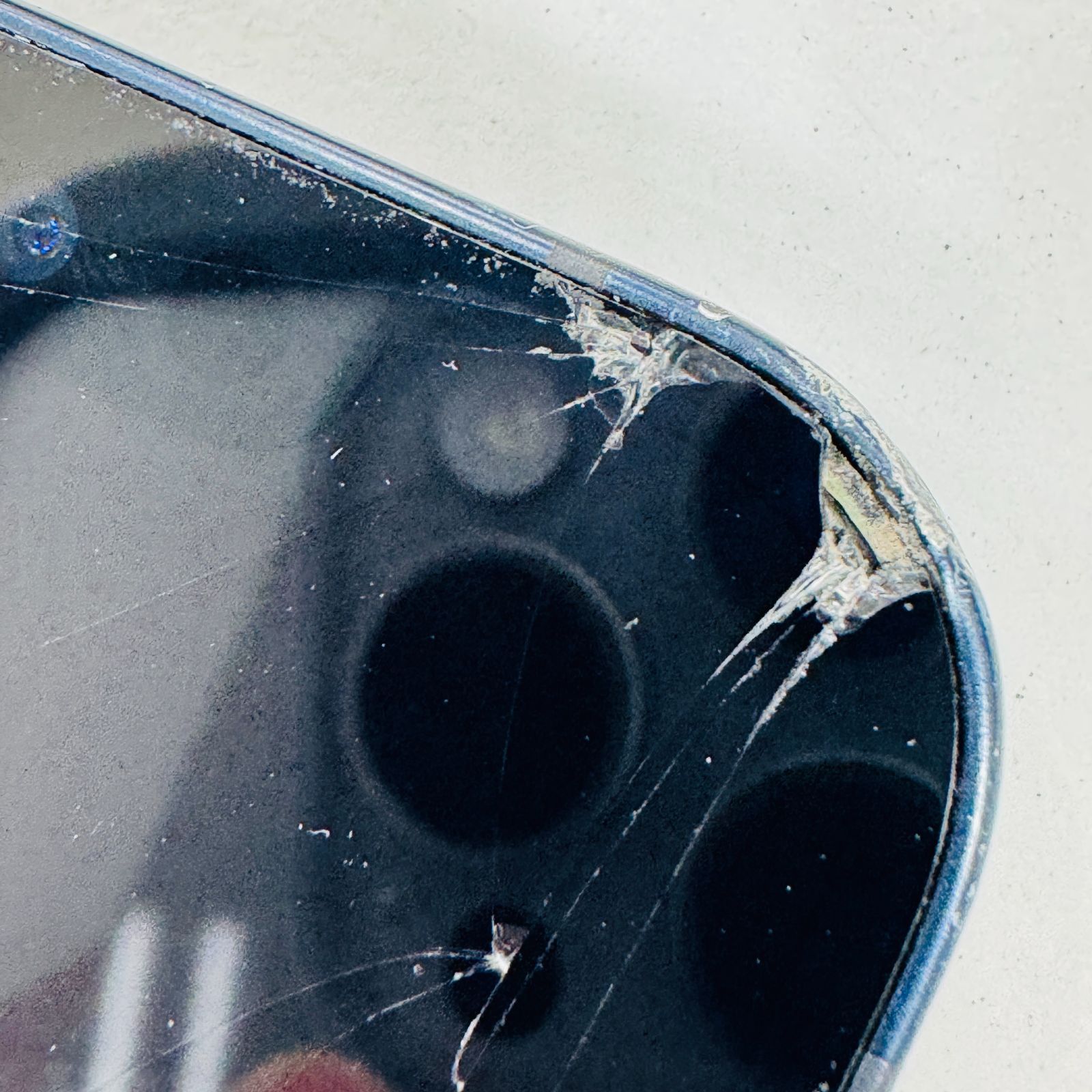 A【訳あり】iPhone12 64GB 人気 ブラック 画面割れあり フェイスロック