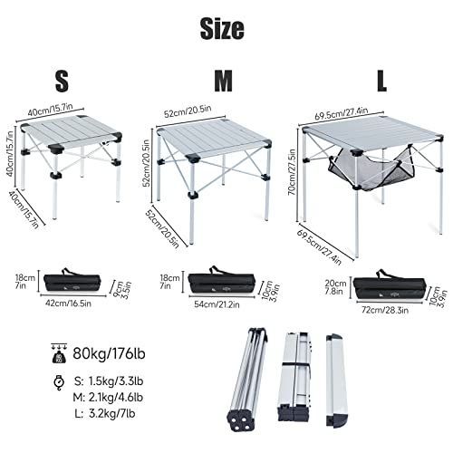 送料無料】L70X70X68cm iClimb (アィクライム) アウトドア テーブル 性