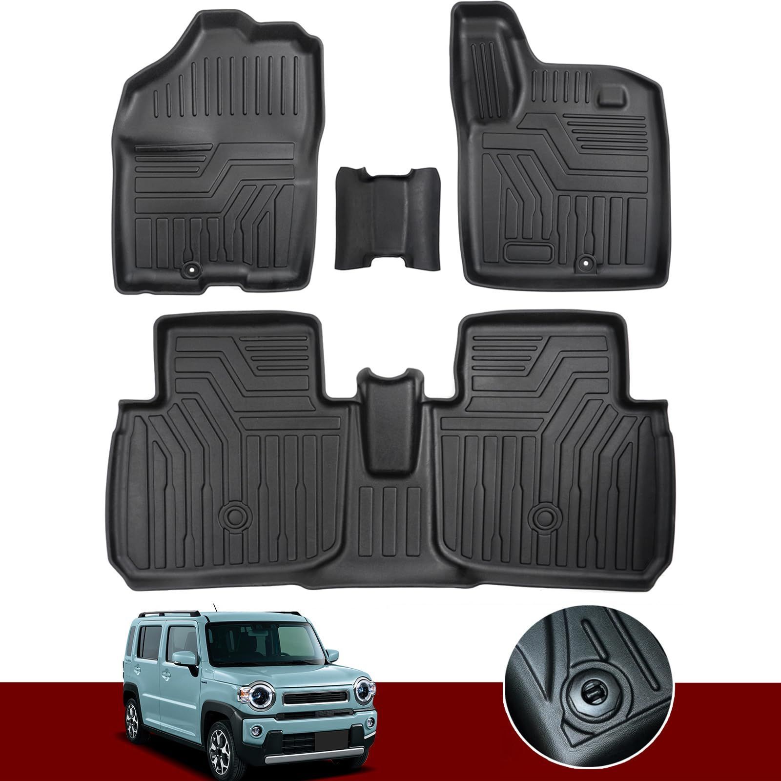 YORKNEIC スズキ 新型 ハスラー フロアマット mr92s mr52s R2.1～現行 