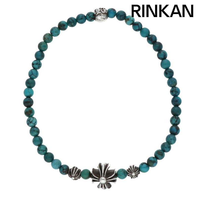 クロムハーツ ビーズ ブレスレット鑑定済み 4mm◆ CHROME HEARTS クロムハーツ（原本無） 4mm BEAD ビーズ
