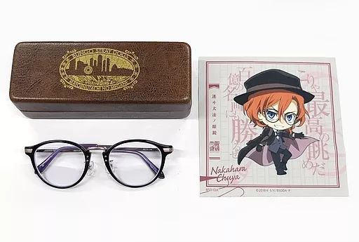 アクセサリー 非金属 キャラクター レンズ度無し 中原中也 迷ヰ犬達ノ眼鏡 コラボメガネ 眼鏡市場×文豪ストレイドッグス DEAD APPLE