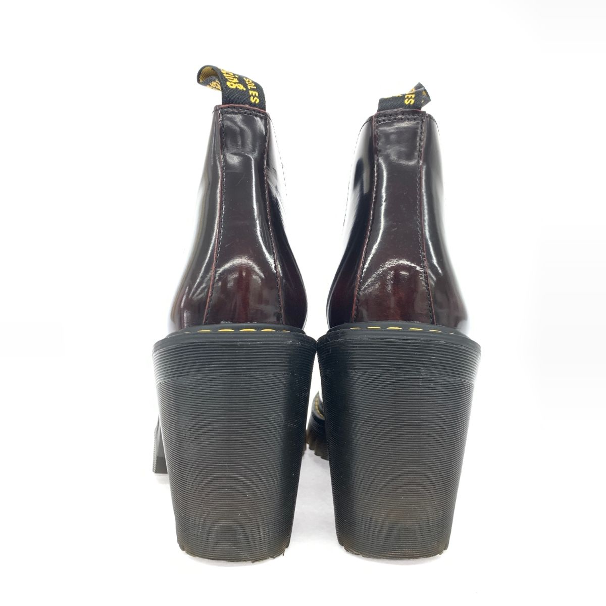 Dr.Ｍartens サイドゴアブーツ バーガンディとブラウン Dr.Martens ドクターマーチン サイドゴアブーツ ブーツ ブラウン