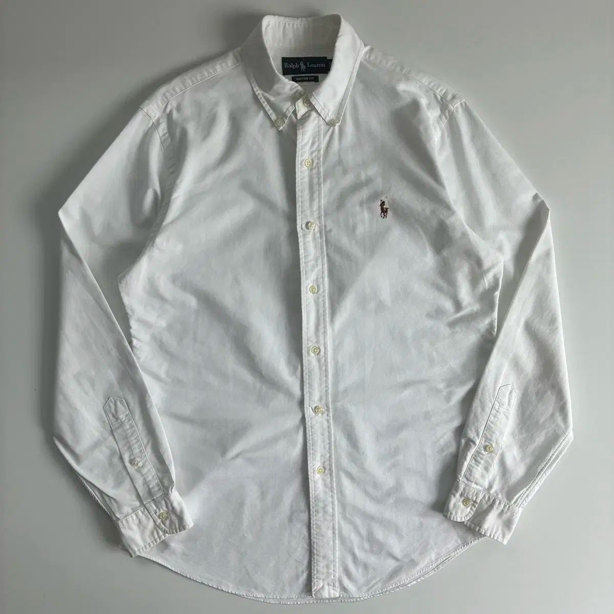 Polo ポロ Ralph Lauren ラルフローレン 刺繡 オックスフォート 白 シャツ