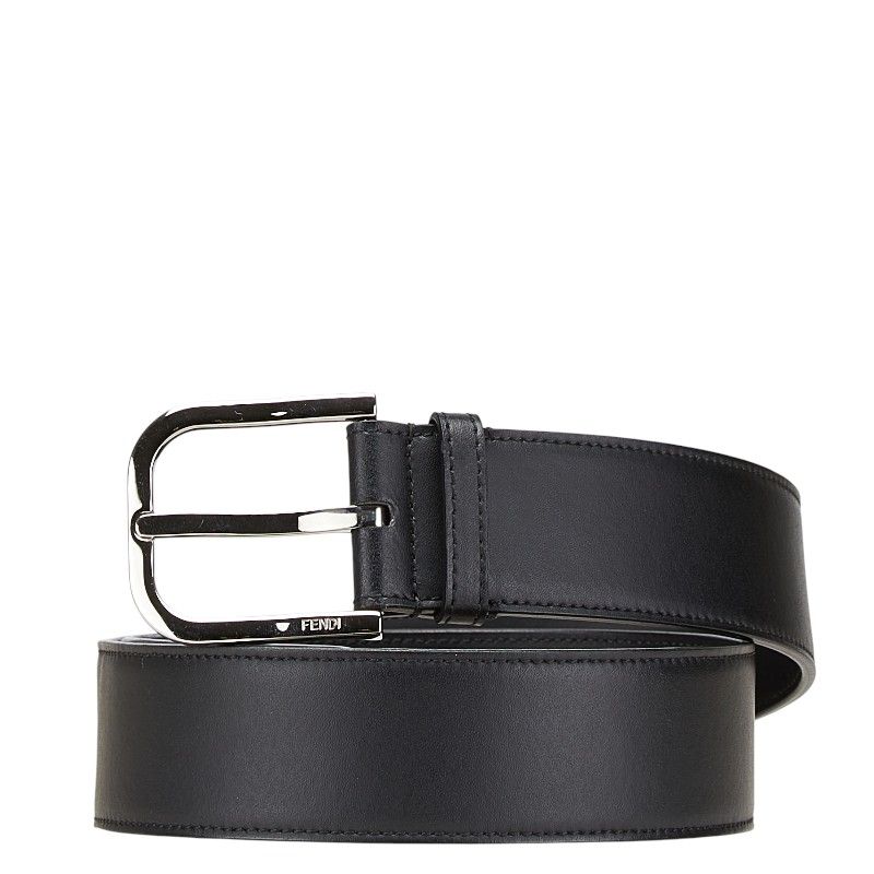 FENDI ベルト　80/32 フェンディ ズッカ ベルト 80/32 ブラック イエロー レザー