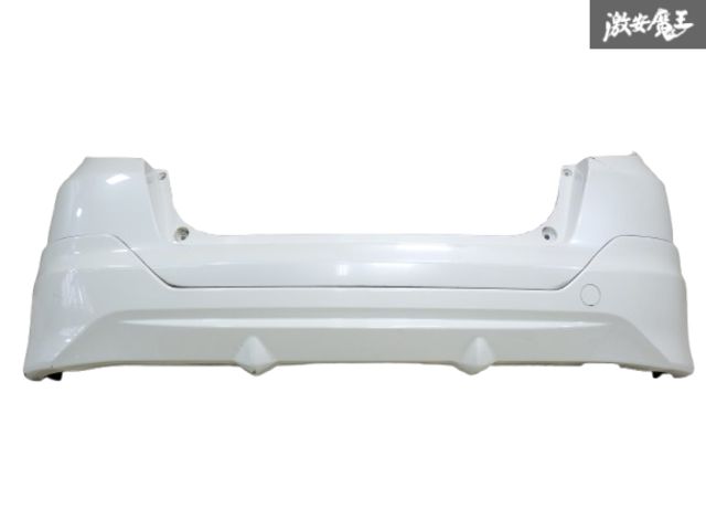 【破損無】 Moduro モデューロ 2008年式 GE6 フィット スポーツネオ リアバンパー スポイラー エアロ付 NH624P プレミアムホワイトパール