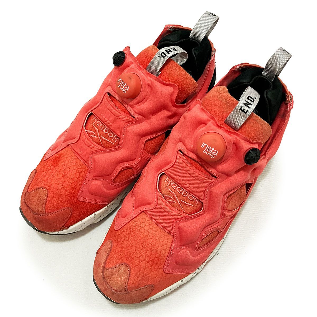 リーボック インスタ ポンプフューリー エンド ピンク サーモン 27.0cm REEBOK INSTA PUMP FURY END コラボレーション  ユーズド 中古品 アメリカ ブランド 名作 復刻 年代 日本国内流通の正規品です 希少 レア ファッション - メルカリ