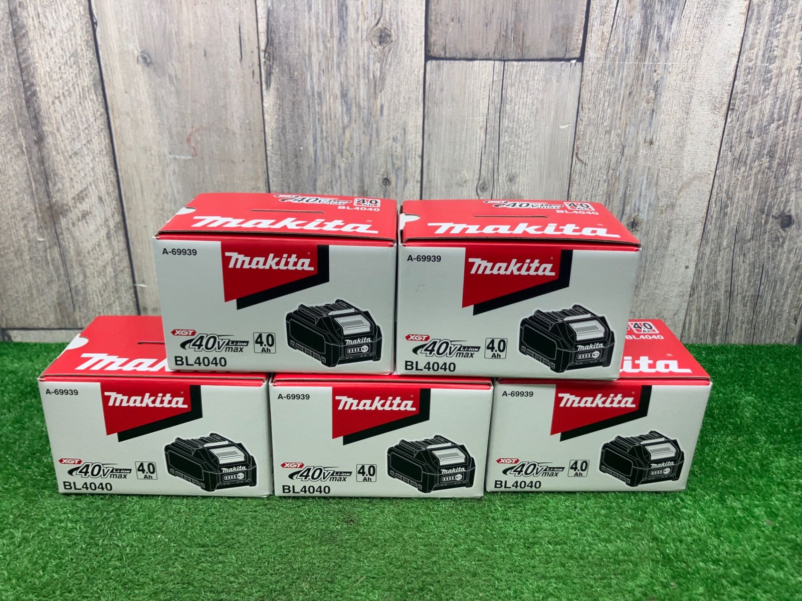 5本セット makitaマキタ♪40v4.0Ahリチウムイオンバッテリー純正♪BL4040♪アクトツール富山店♪BY