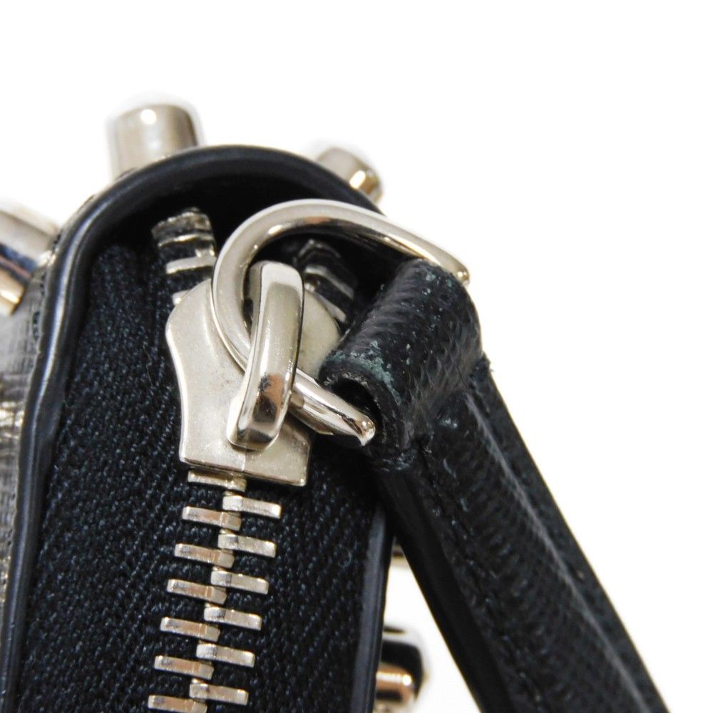 フェンディ FENDI 8M0299 カールラガーフェルド スタッズ 長財布