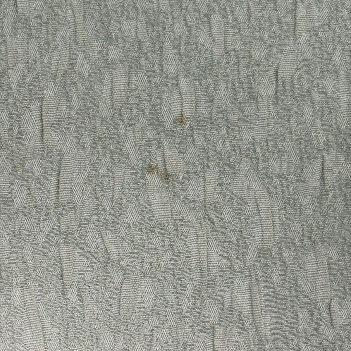 付下げ 身丈157cm 裄丈63cm S 袷 辻が花柄 霞 絞り ぼかし 灰緑 正絹