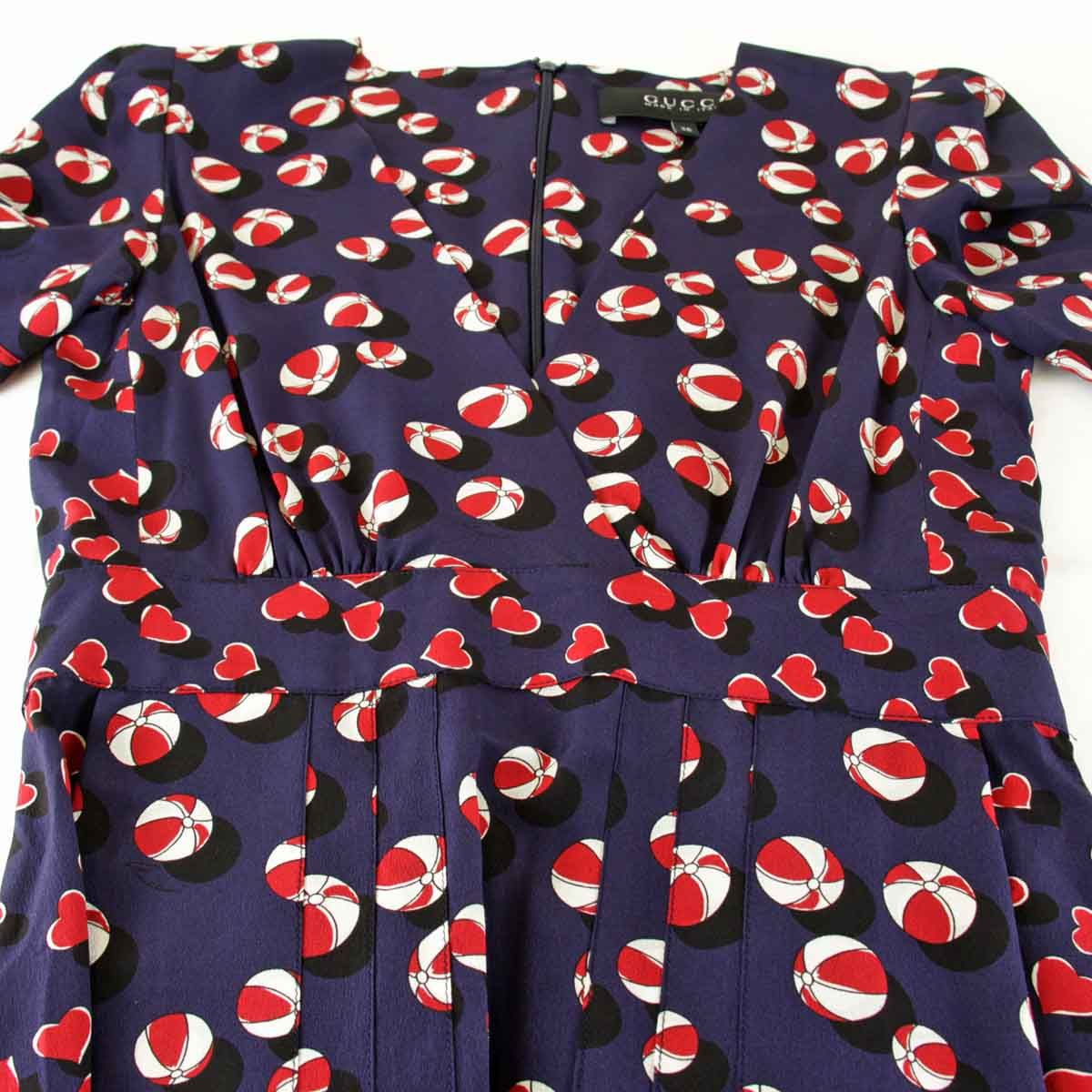 ハートプリント ワンピース