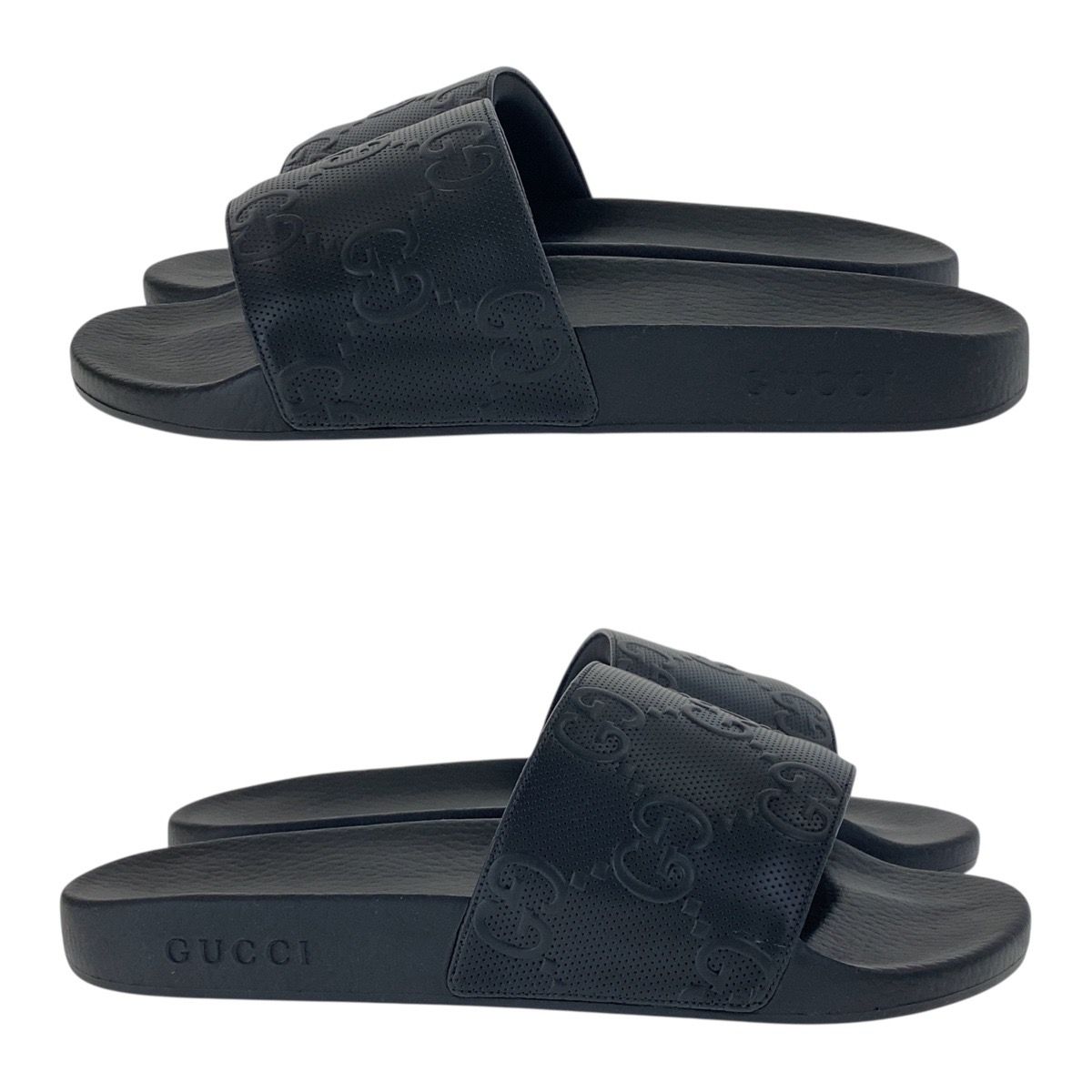 GUCCI - 新品未使用 GUCCI グッチ 10/29cm ブラック ラバー