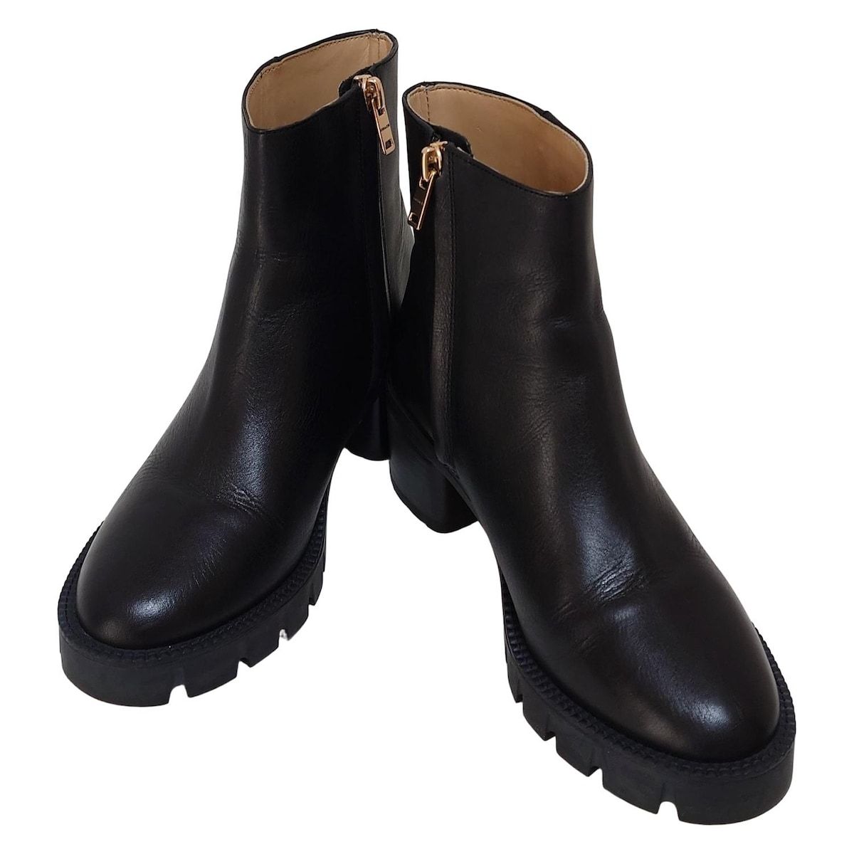 COACH コーチ ショートブーツ 36.5 レディース - 黒 レザー