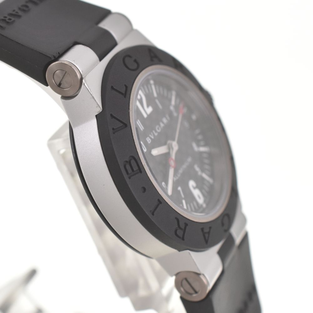 ベルト訳あり ブルガリ BVLGARI AL29TA アルミニウム デイト クォーツ