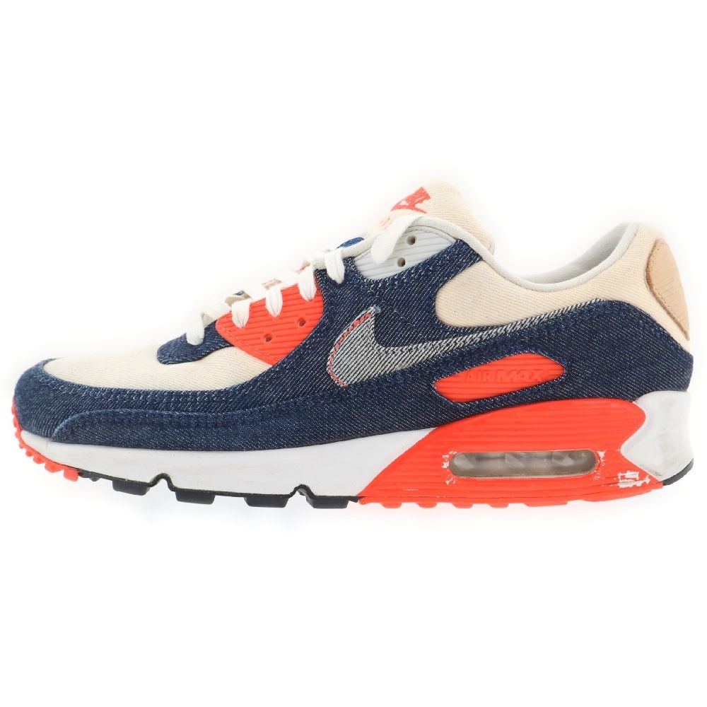 NIKE (ナイキ) ×DENHAM AIR MAX 90 INFRARED CU1646-400 デンハム アマックス90 インフラレッド ローカットスニーカー マルチ US9.5/27.5cm