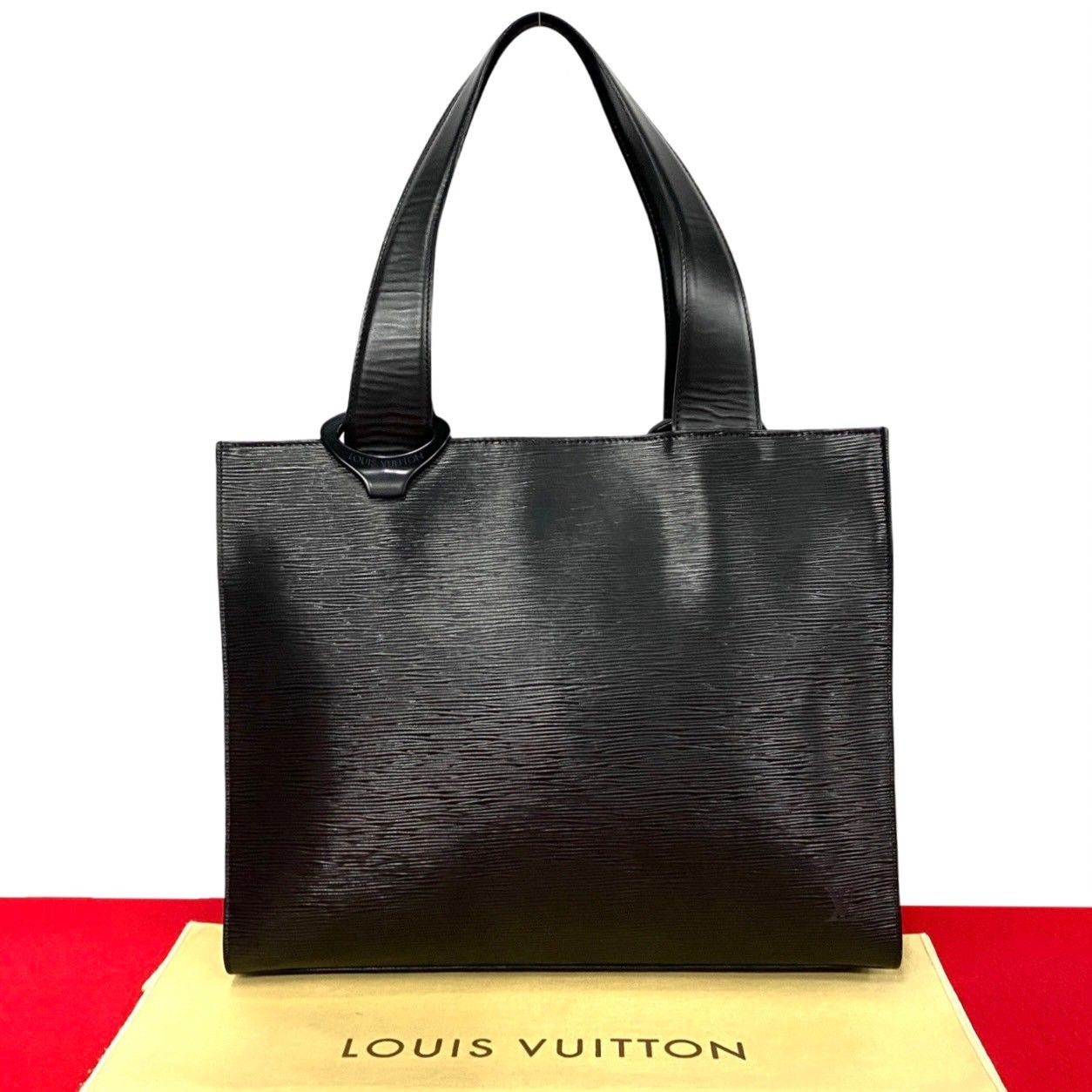 ほぼ未使用 袋付き LOUIS VUITTON ルイヴィトン ジェモ エピ レザー 本革 トートバッグ ハンドバッグ ビジネスバッグ ノワール 黒  690022 - メルカリ