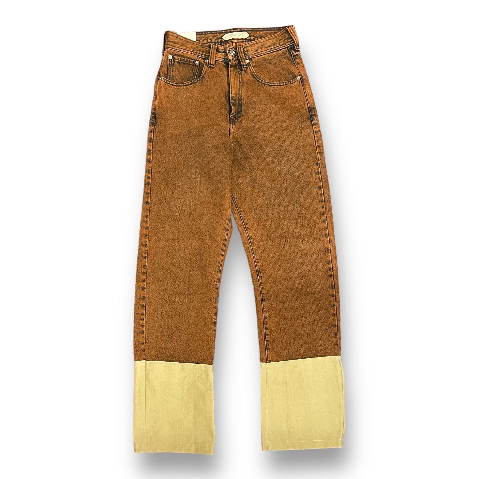 販促キング 22ss NAMACHECO ISIN DENIM JEANS 切替 | www.artfive.co.jp