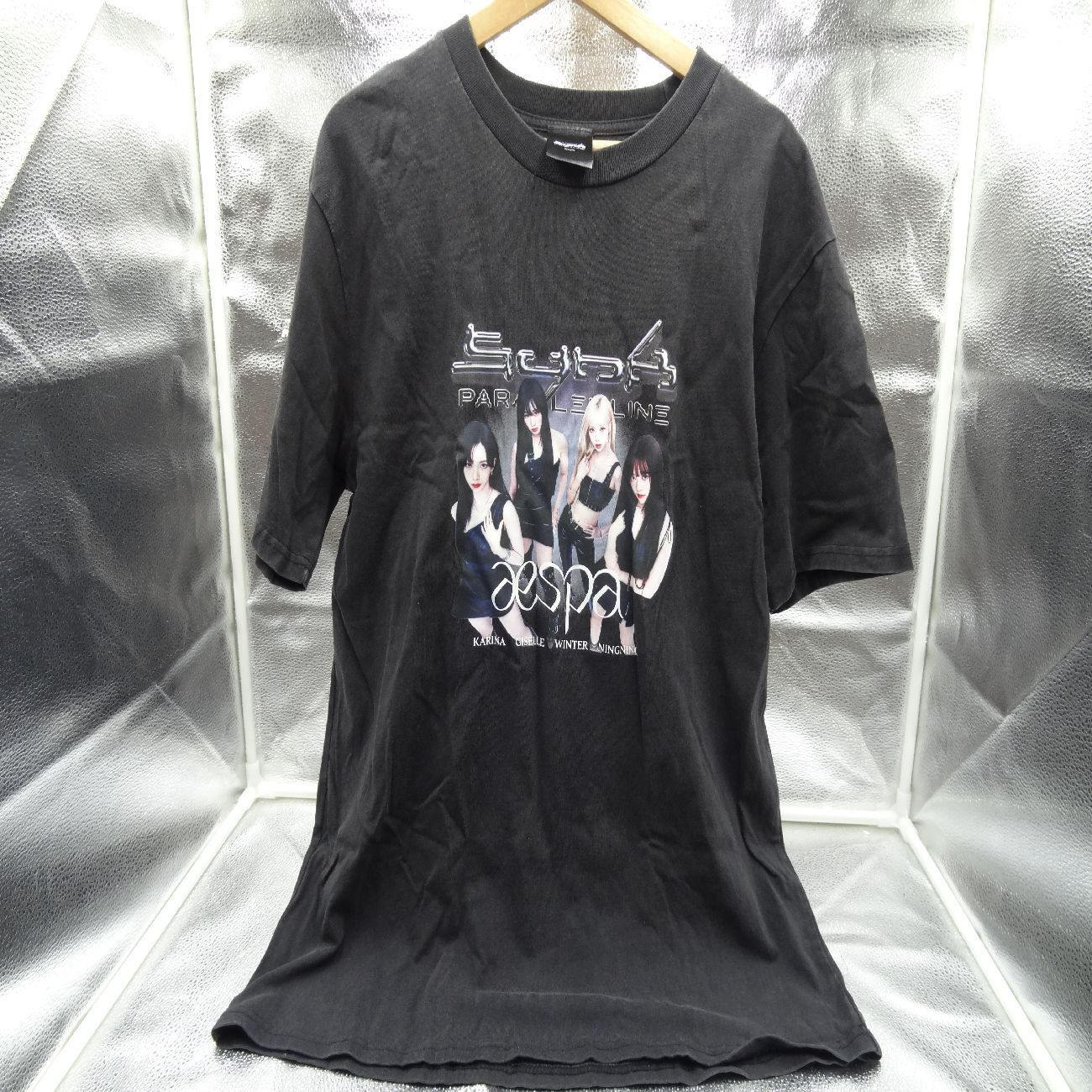 aespa Tシャツ 東京ドーム限定 サイズ L T-shirt(BLACK) | SMTOWN OFFICIAL ONLINE STORE