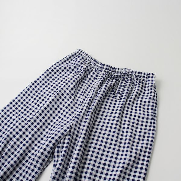 美品 BEAMS BOY ビームスボーイ ギンガムチェック ワイドパンツ