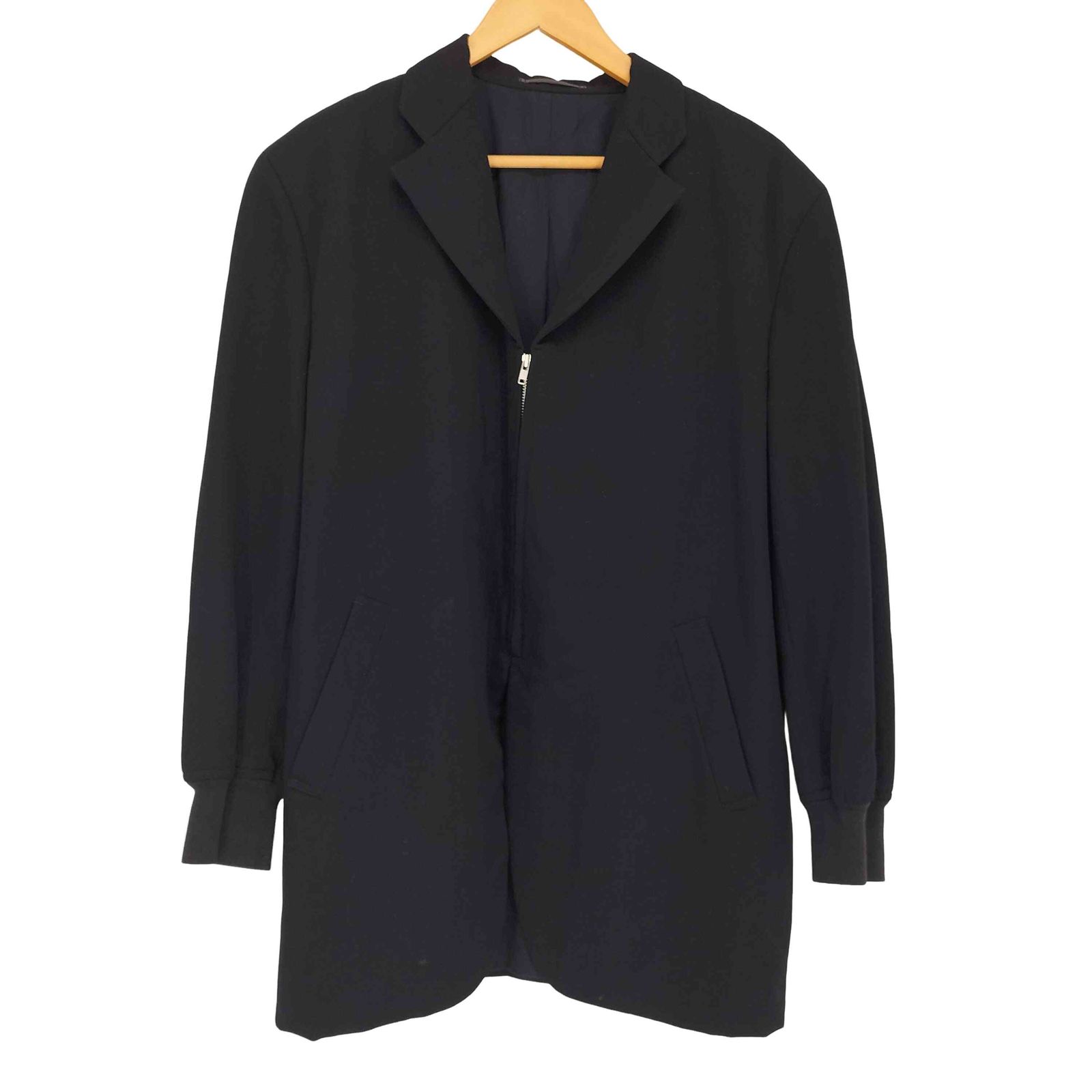 コムデギャルソンオムプリュス COMME des GARCONS HOMME PLUS 93SS AD1992 ULTRASIMPLE期 ジップテーラードジャケット メンズ JPN S