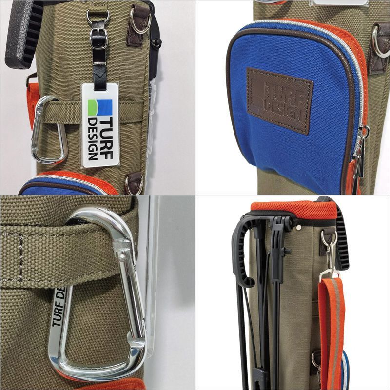 TURF DESIGN ターフデザイン セルフスタンドキャリーバッグ 帆布 TDMS