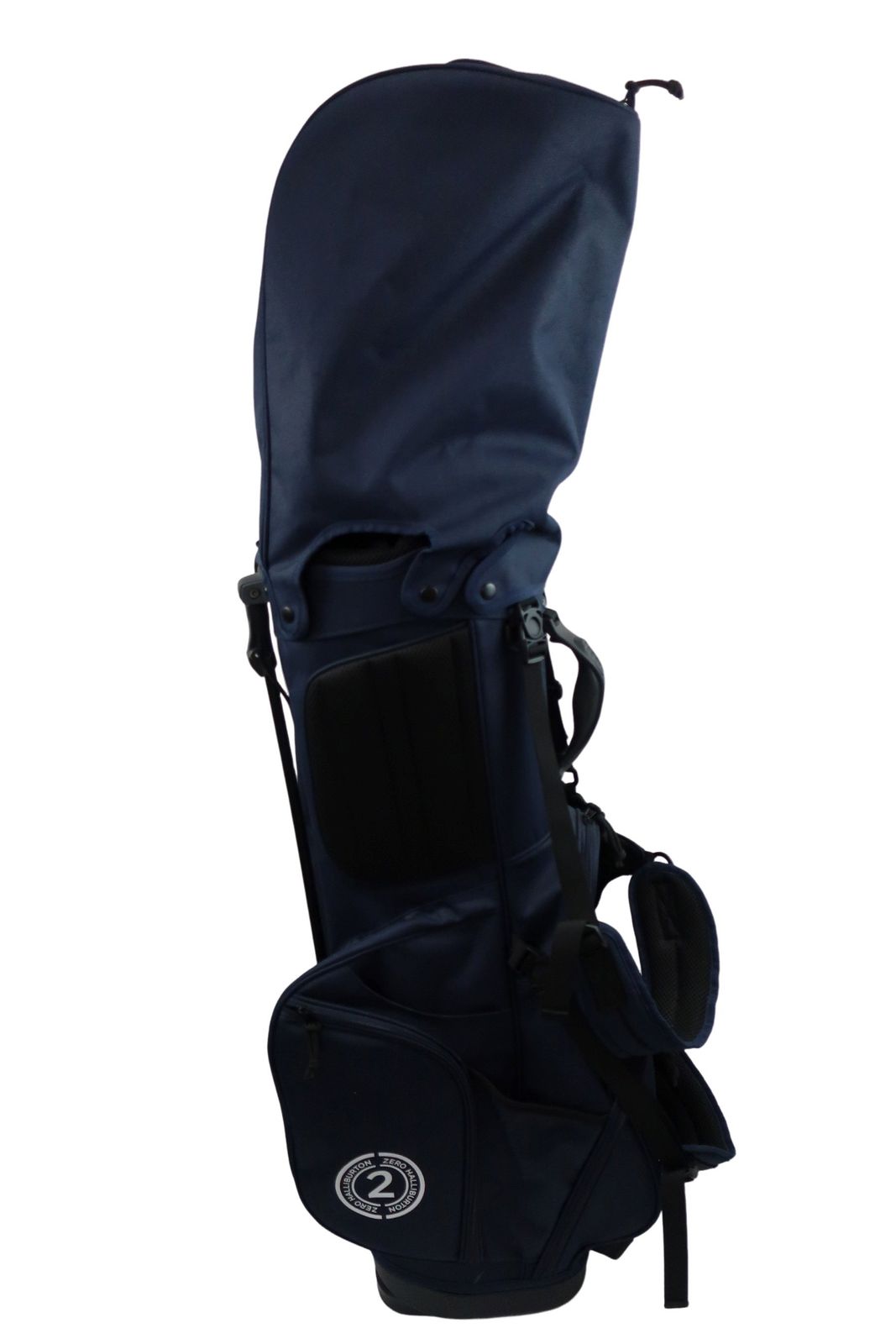 ZERO HALLIBURTON キャディバッグ ネイビー 美品】ZERO HALLIBURTON