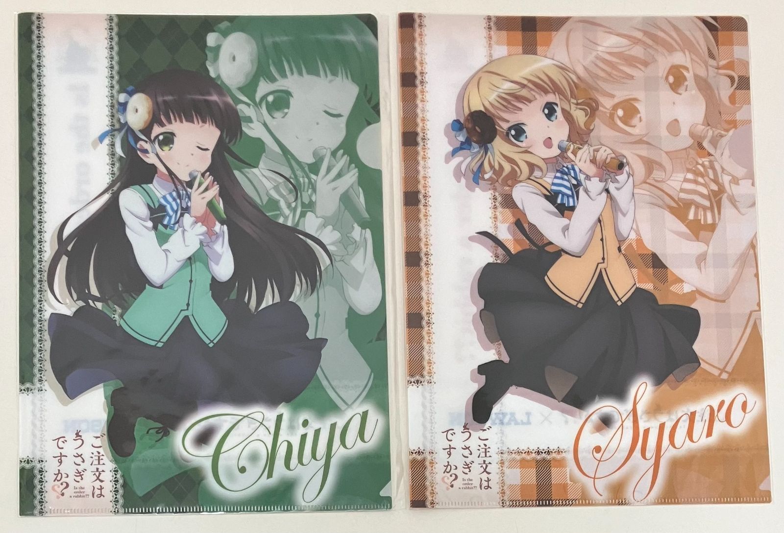 ごちうさ展　クリアファイル　シャロ ご注文はうさぎですか？ ごちうさ メイド クリアファイル シャロ