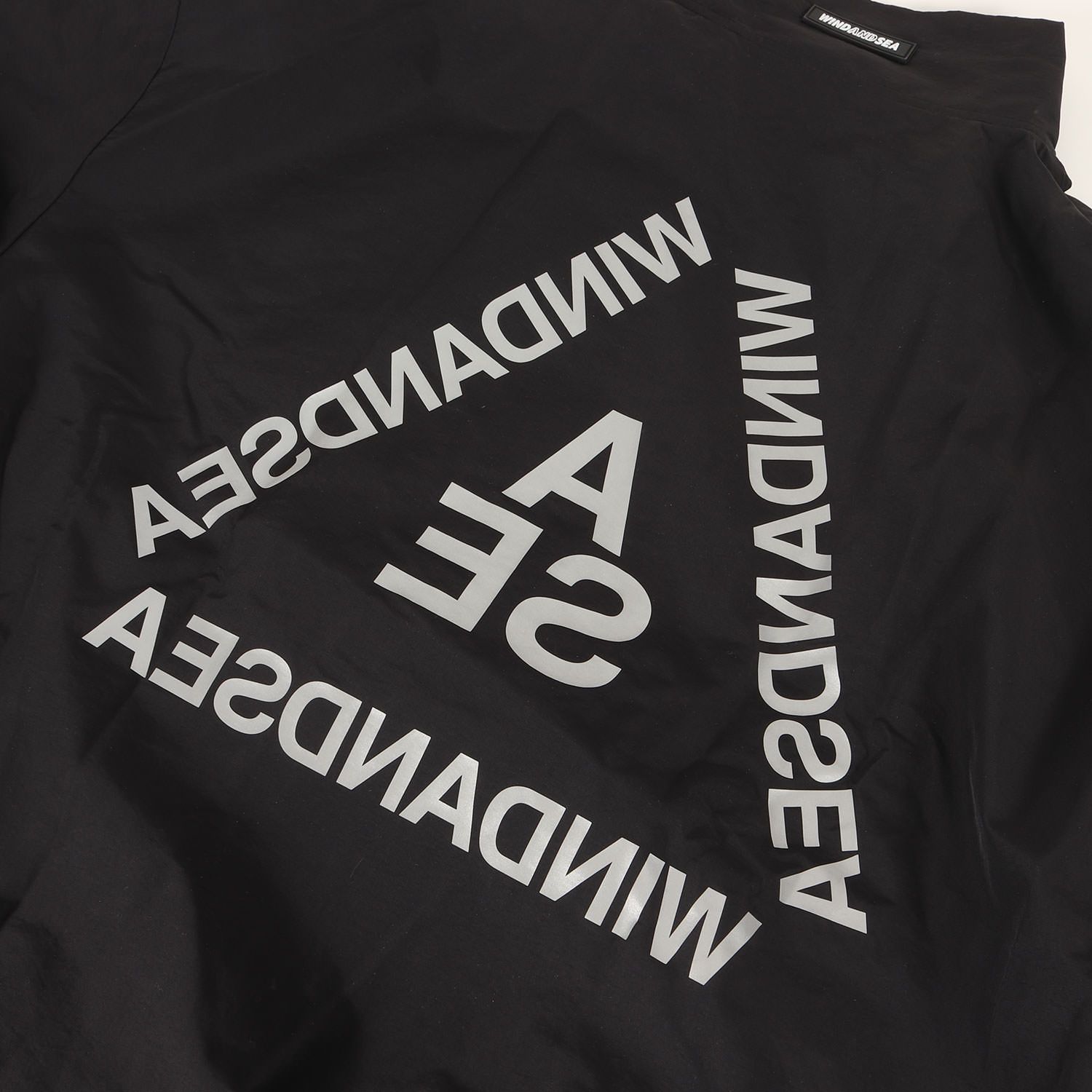 WINDANDSEA黒 ジャンパー ナイロン RVCA x WDS LIGHT JACKET（ナイロンジャケット）｜WIND AND SEA