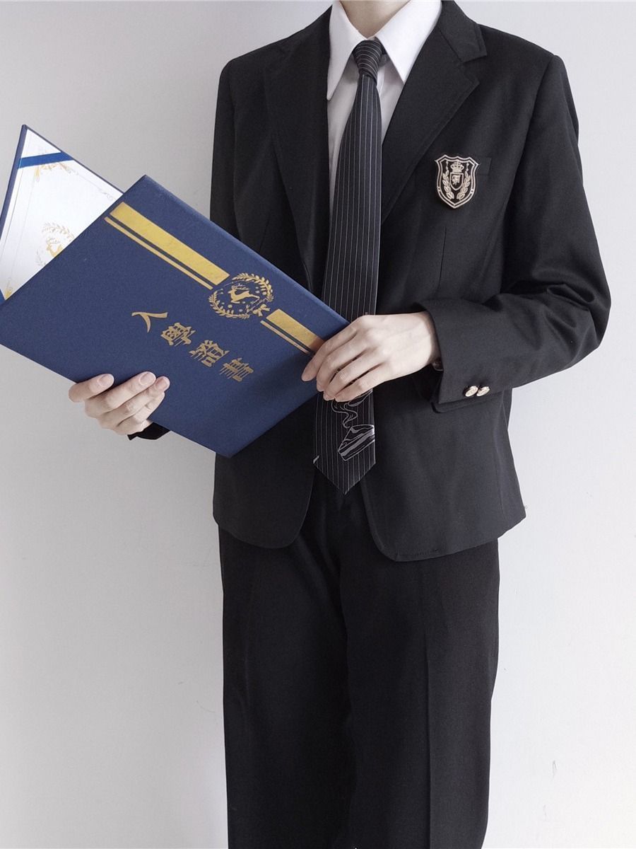 DK制服 4点セット 男子高生 学生服 学生制服 本格制服 フォーマル 通学 入学式 卒業式 ブレザー 長袖 ジャケット シャツ ネクタイ 長ズボン コスプレ コスチューム 衣装 高校生 学生 制服 学園祭 文化祭 仮装