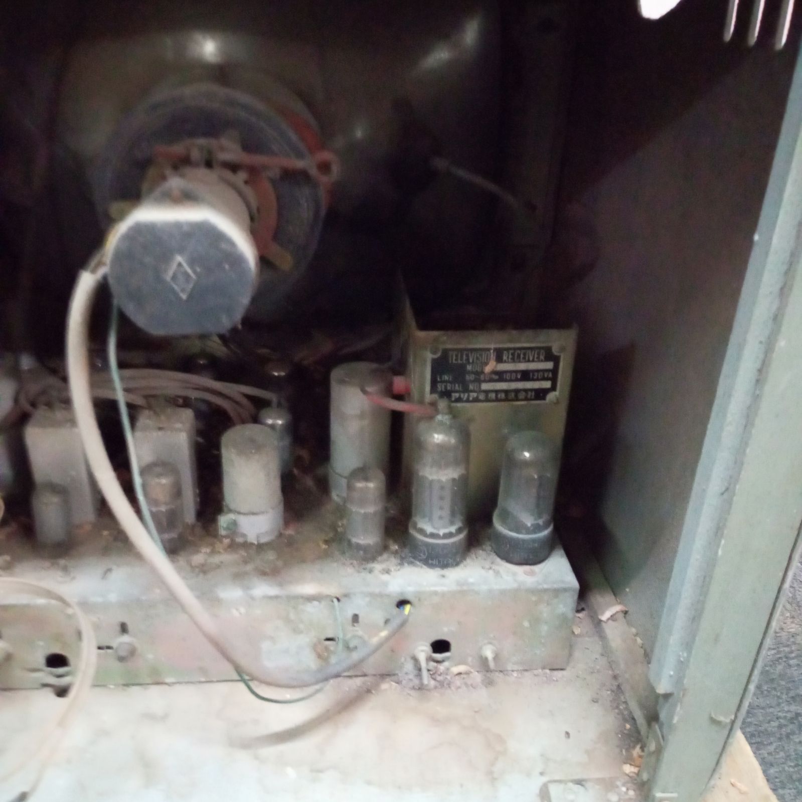 ◯ レトロ テレビ 真空管 ジャンク アンティーク - メルカリ