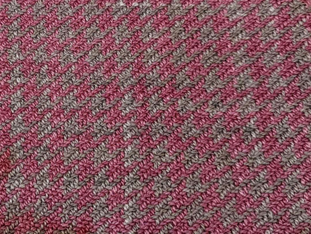 安心のメルカリ便】千鳥格子が素敵なシルクウール製ハンドメイド