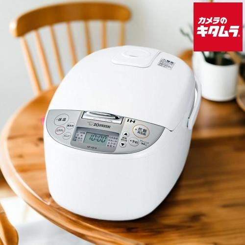 象印 IH炊飯器 め炊き 黒まる厚釜 NP-XB18-WA ホワイト 1升炊き