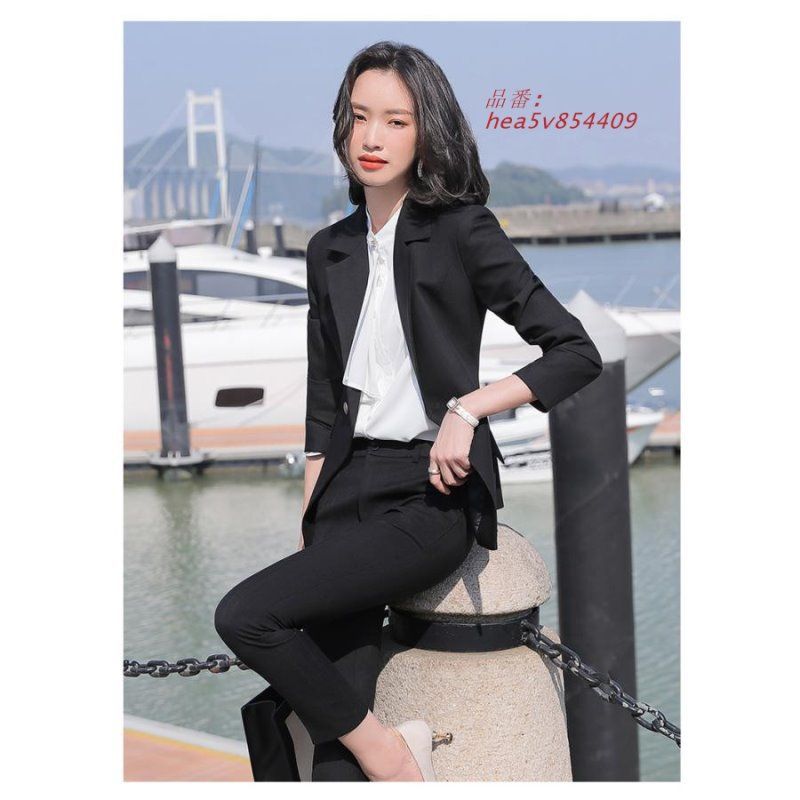 廃盤品 スーツセット卒業式 ママスーツ 母 服 ビジネス 入学式 面接 30代40代50代 ストレッチ 2点セットアップ お洒落 七五三 レディース アップ通勤 大きいサイズ hea5v854409