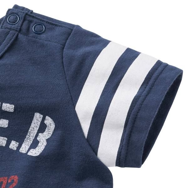 ダブルB★マリンTシャツ★１００★半袖Tシャツ★新品未使用☆ミキハウス☆プッチー ミキハウス ダブルビーmikihouse 透かしボーダーマリン半袖T