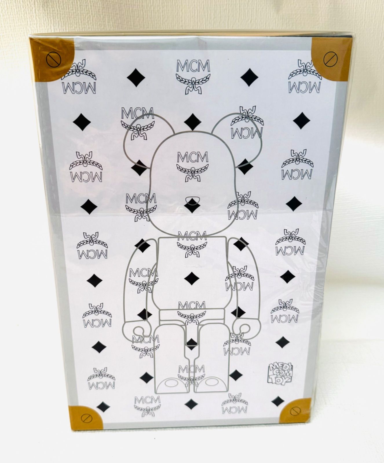 MCM - エムシーエム MCM ベアブリック BE@RBRICK 100%＆400% 2体セット ヴィセトス フィギュア 人形 ぬいぐるみ オブジェ プラスチック ブラウン 未使用 MCM - エムシーエム MCM ベアブリック BE@RBRICK 100%＆400% 2体