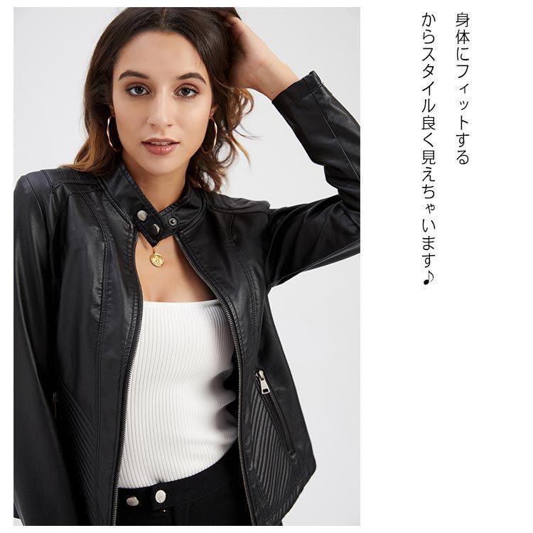 COURREGES(クレージュ) ライダースジャケット サイズ38 M