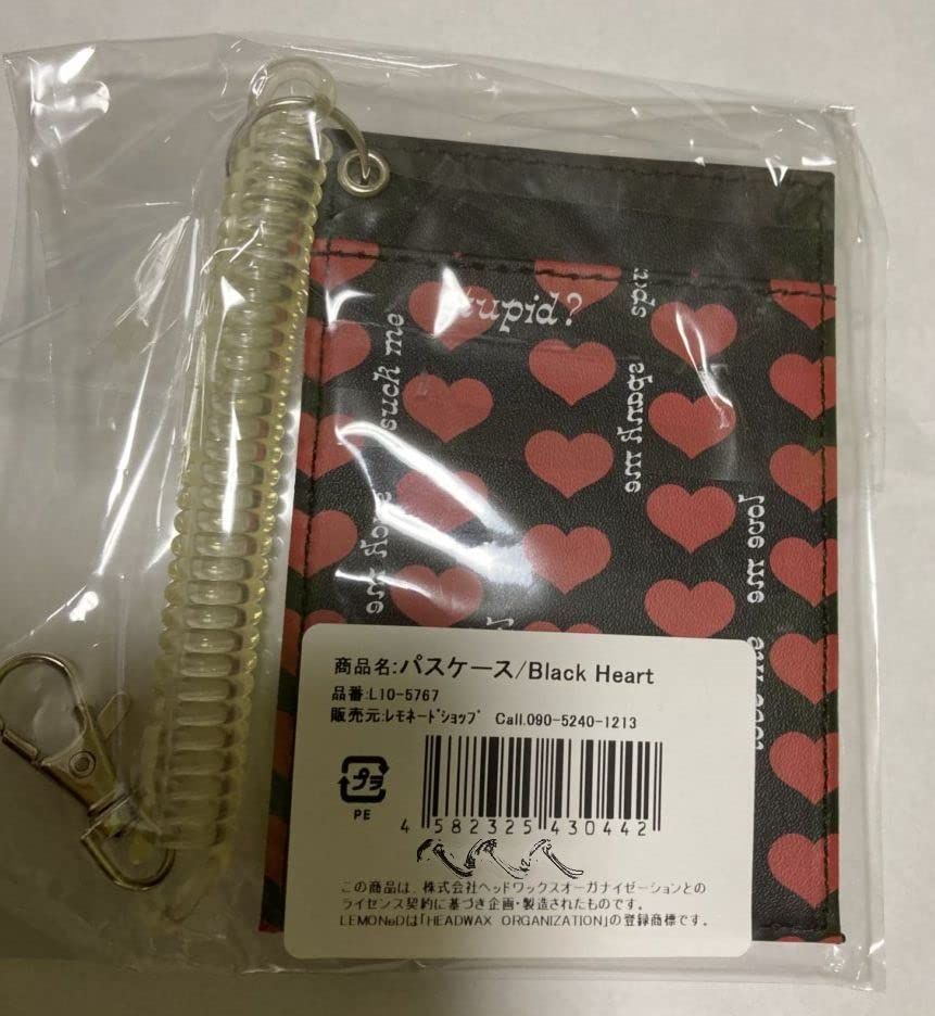 hide（ヒデ）X JAPAN オフィシャルグッズ パスケース/Black Heart 