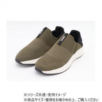 アスティコ かかとを踏んでも大丈夫な らくらく2WAYシューズ タウニークラブ カーキ L