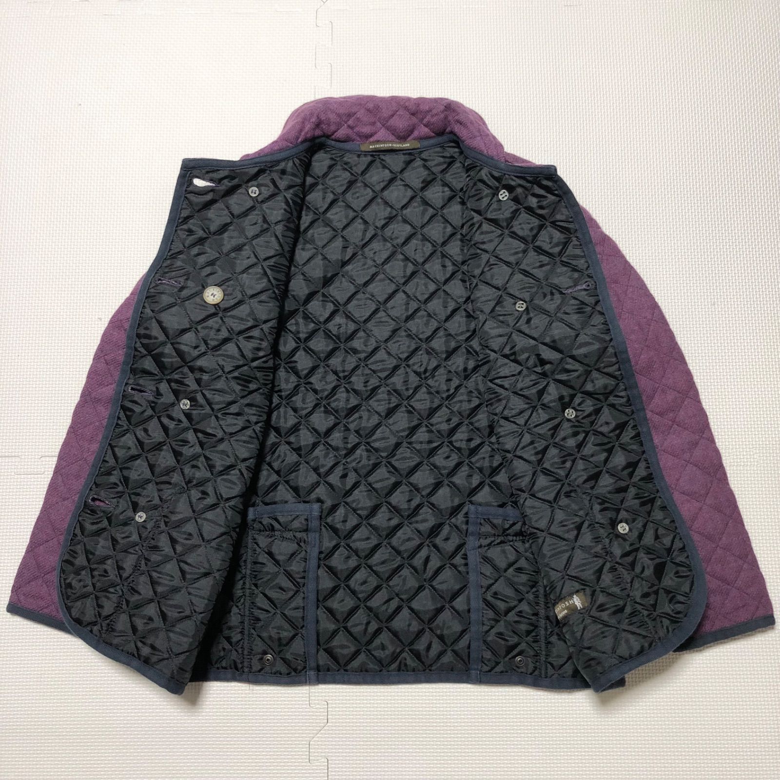 サカイsacai ドッキング異素材カーディガンチェックニット15AW サカイsacai ドッキング異素材カーディガンチェックニット15AW