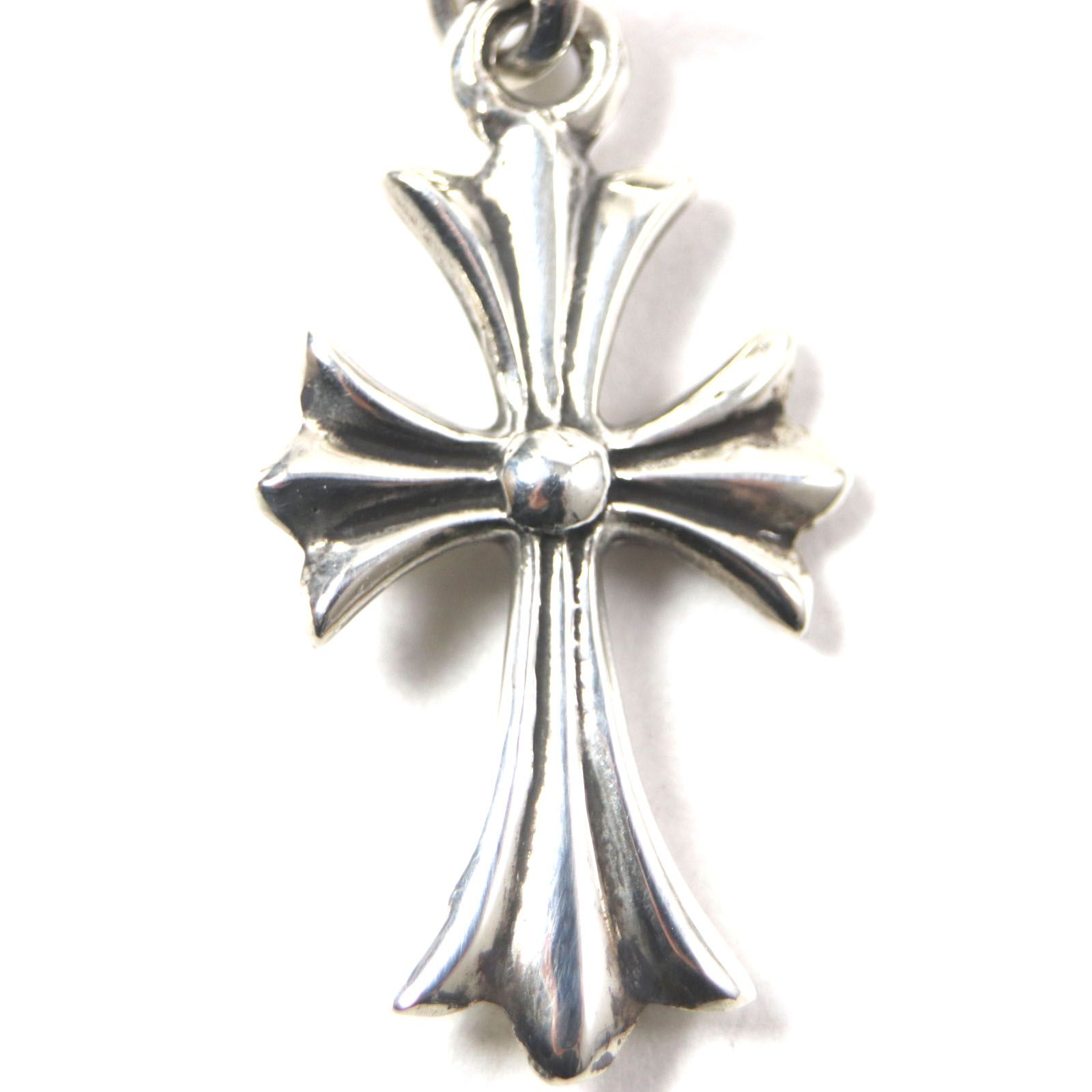 バイヤー厳選用品 美品▽CHROME フープ タイニーCHクロス クロムハーツ HEARTS アクセサリー