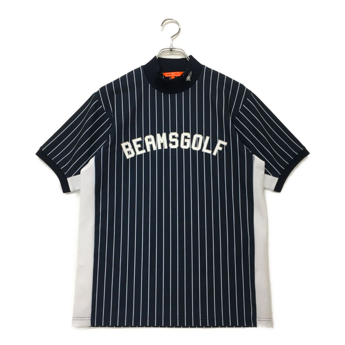 中古 メンズ ビームスゴルフ BEAMSGOLF 半袖シャツ S 紺