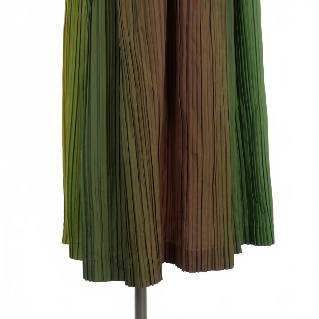 イッセイミヤケ ISSEY MIYAKE 筆タグ 89s プリーツスカート ロング丈  