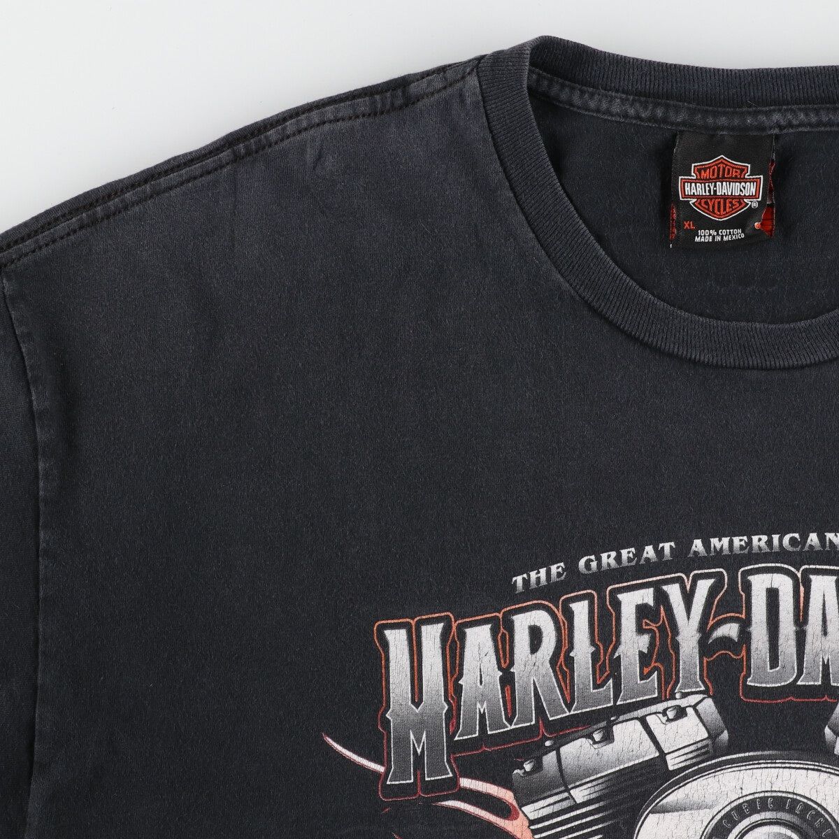 古着 ハーレーダビッドソン Harley-Davidson 両面プリント モーターサイクル バイクTシャツ メンズXL/eaa355121