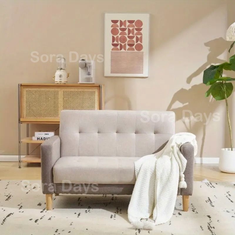 LOWYAソファ/2人掛け/ベルベット調 ベルベット調 2人掛け