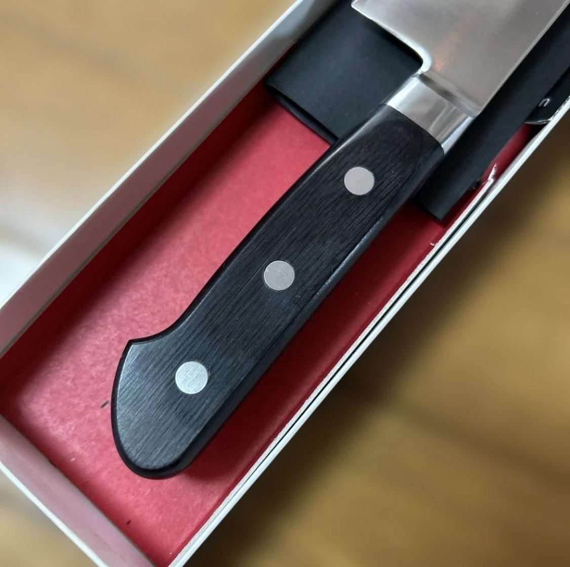 ♥品 Tower Knives 三徳包丁 ステンレススチール 木製ハンドル 多和 165ｍｍ