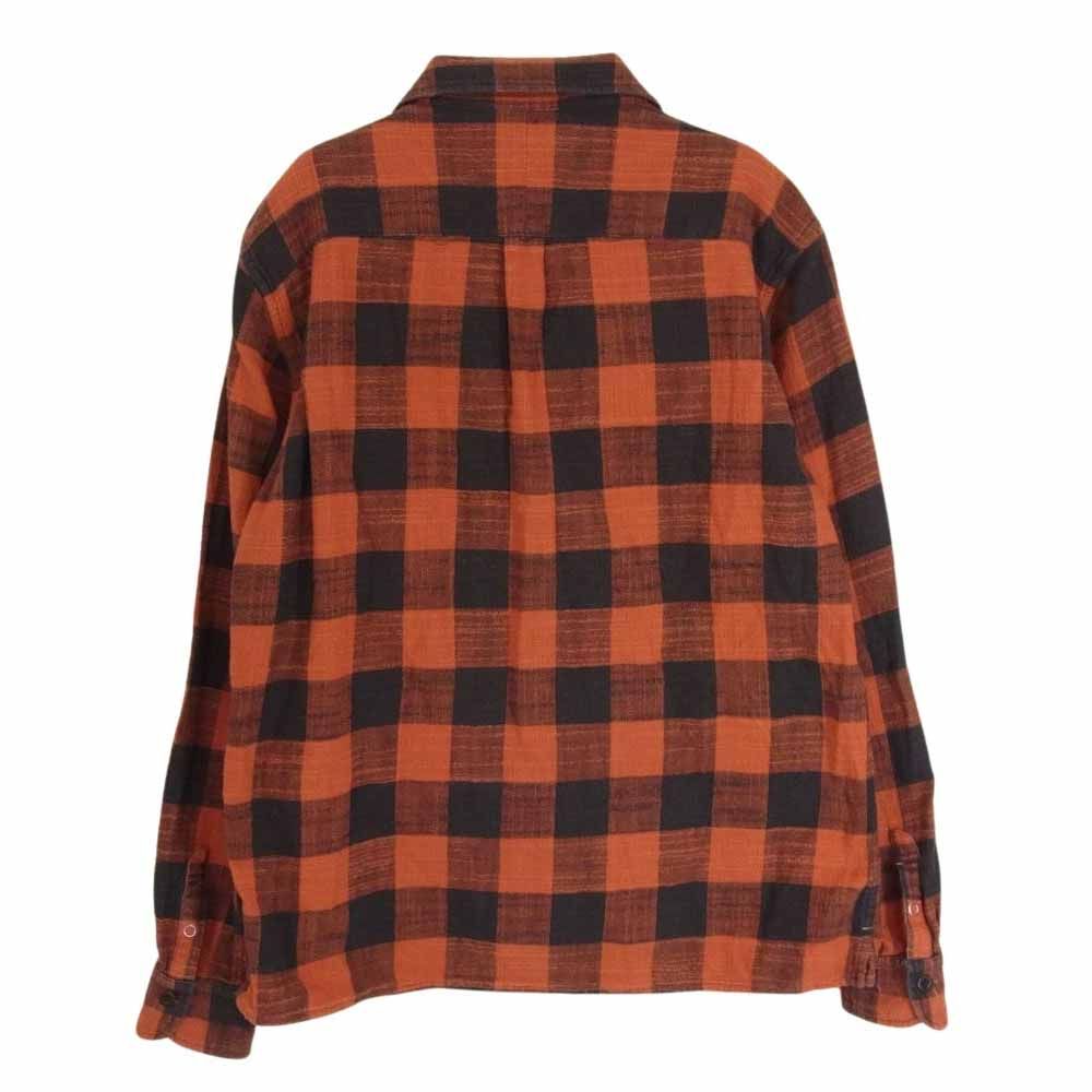 LOST CONTROL ロストコントロール L18A2-2010 Square Pocket Check Shirts スクウェア ポケット  チェック 長袖 シャツ レッド系 3【中古】 - メルカリ