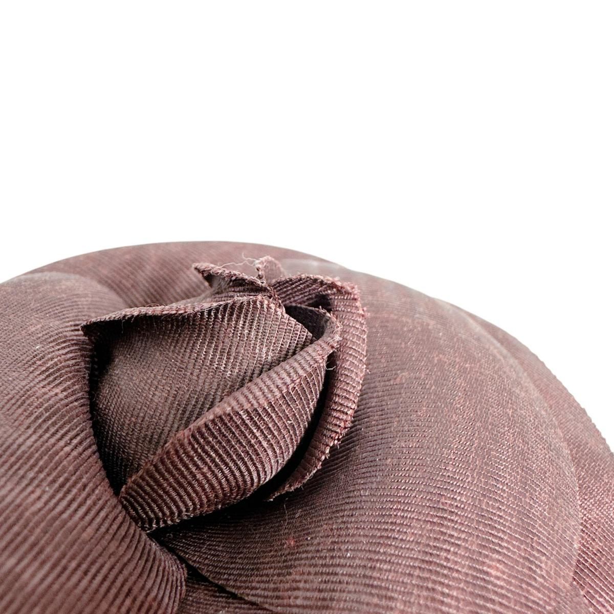 シャネル コサージュ カメリア ブローチ CHANEL ブラウン - メルカリ