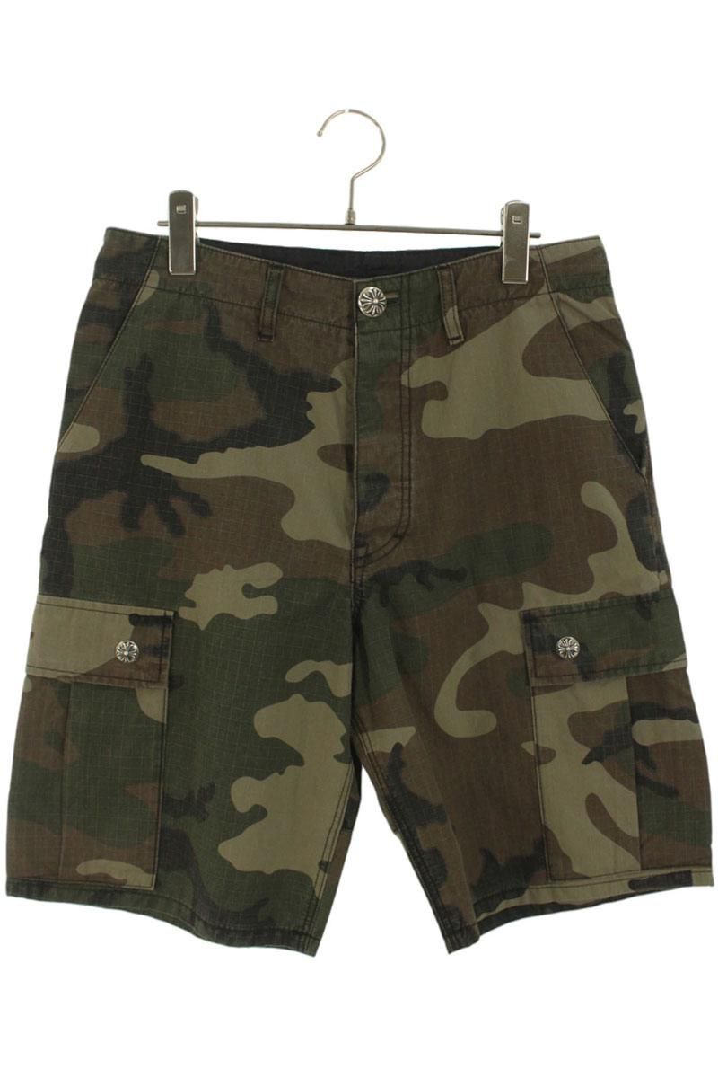 Chrome Hearts 迷彩柄ショートパンツ 30 クロムハーツ Devil Dog Shorts クロスボールボタン迷彩ハーフ