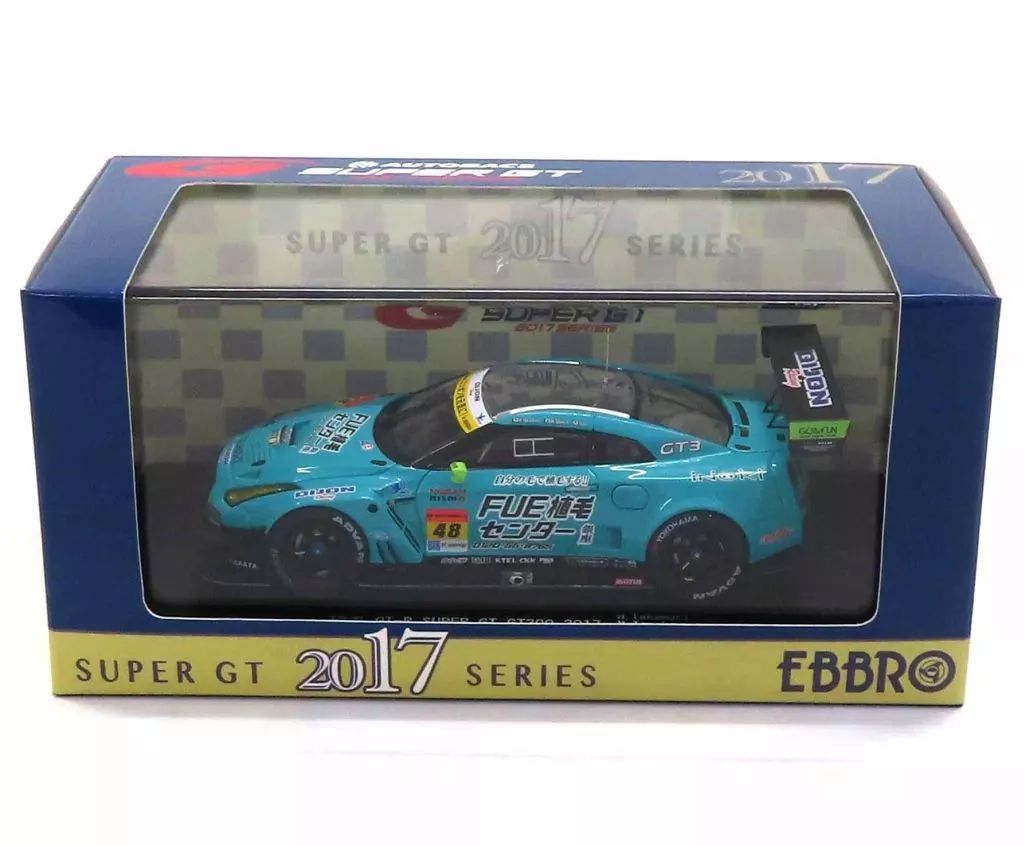 中古】ミニカー 1/43 植毛 GT-R SUPER GT GT300 2017 #48 [45527